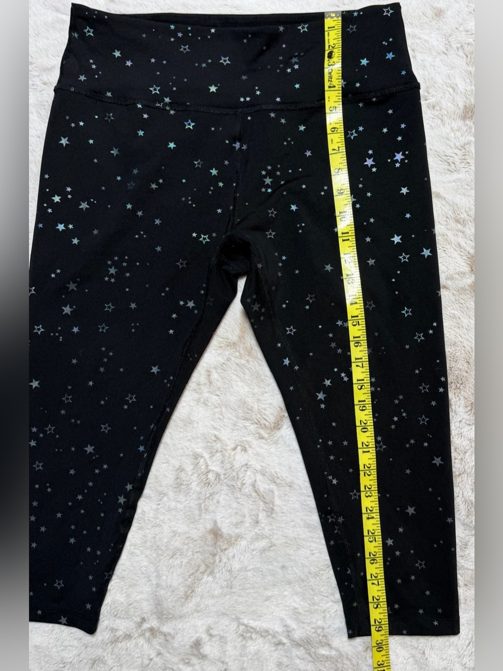 Beyond Yoga Black Star-Print Sports Bra and Leggings Set 1X - Picture 5 of 12